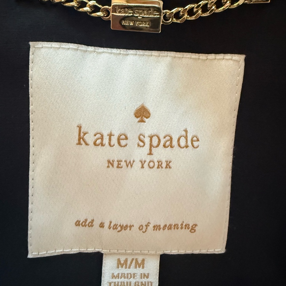 kate spade Black Trench Coat - Picture 8 of 10